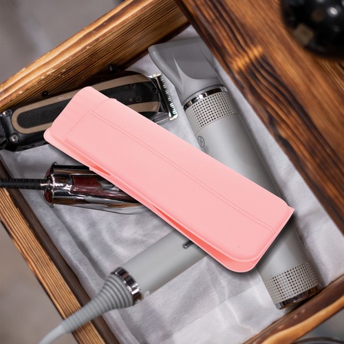 Hair curling iron storage pink - hair,