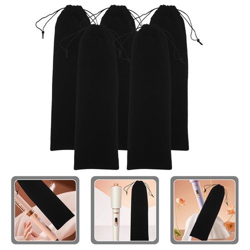 Plush hair styling tool bag - hair,